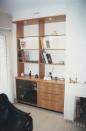 Philippe Nourisson, Menuisier- - agencement-decoration-interieur - catalogue-bureau-bibliotheque - Bibliothèque en poirier