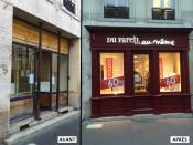 Philippe Nourisson, Menuisier- - agencement-decoration-interieur - catalogue-banque-accueil-booutiques - Devanture de boutique