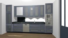 Philippe Nourisson, Menuisier- - agencement-decoration-interieur - catalogue-etudes-graphiques - CUISINE DIVERSES VUES 3D