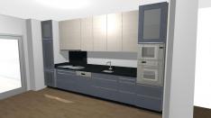 Philippe Nourisson, Menuisier- - agencement-decoration-interieur - catalogue-etudes-graphiques - CUISINE DIVERSES VUES 3D