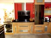 Philippe Nourisson, Menuisier- - agencement-decoration-interieur - catalogue-espace-cuisine - Cuisine bois inox et verre