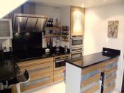 Philippe Nourisson, Menuisier- - agencement-decoration-interieur - catalogue-espace-cuisine - Cuisine avec îlot