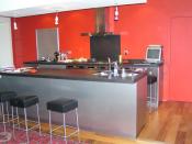 Philippe Nourisson, Menuisier- - agencement-decoration-interieur - catalogue-espace-cuisine - Cuisine inox et granit