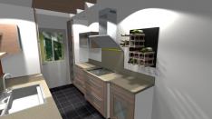 Philippe Nourisson, Menuisier- - agencement-decoration-interieur - catalogue-etudes-graphiques - Etude de cuisine
