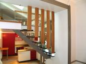 Philippe Nourisson, Menuisier- - agencement-decoration-interieur - catalogue-espace-cuisine - Cuisine rouge et granit