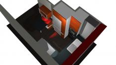 Philippe Nourisson, Menuisier- - agencement-decoration-interieur - catalogue-espace-cuisine - Perspective en DAO et réalisation
