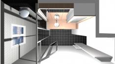 Philippe Nourisson, Menuisier- - agencement-decoration-interieur - catalogue-etudes-graphiques - Etude de Salle de bain