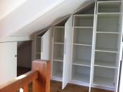 Philippe Nourisson, Menuisier- - agencement-decoration-interieur - catalogue-placard-dressing - Placard sous rampant