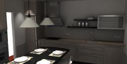 Philippe Nourisson, Menuisier- - agencement-decoration-interieur - catalogue-etudes-graphiques - CUISINE N° 2