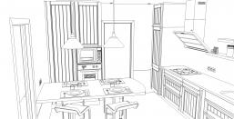 Philippe Nourisson, Menuisier- - agencement-decoration-interieur - catalogue-etudes-graphiques - CUISINE N° 2