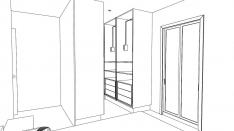 Philippe Nourisson, Menuisier- - agencement-decoration-interieur - catalogue-etudes-graphiques - Dressing