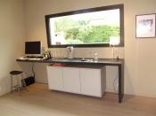 Philippe Nourisson, Menuisier- - agencement-decoration-interieur - catalogue-bureau-bibliotheque - Bureau-console