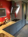 Philippe Nourisson, Menuisier- - agencement-decoration-interieur - catalogue-espace-cuisine - Cuisine bleu-gris