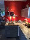 Philippe Nourisson, Menuisier- - agencement-decoration-interieur - catalogue-espace-cuisine - Cuisine bleu-gris