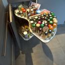 Philippe Nourisson, Menuisier- - agencement-decoration-interieur - catalogue-espace-cuisine - Cuisine bleu-gris