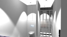 Philippe Nourisson, Menuisier- - agencement-decoration-interieur - catalogue-etudes-graphiques - Salle eau