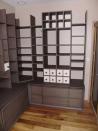 Philippe Nourisson, Menuisier- - agencement-decoration-interieur - catalogue-bureau-bibliotheque - Bibliothèque en chêne gris