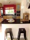 Philippe Nourisson, Menuisier- - agencement-decoration-interieur - catalogue-espace-cuisine - Cuisine chêne verre opal