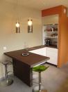 Philippe Nourisson, Menuisier- - agencement-decoration-interieur - catalogue-espace-cuisine - Cuisine laquée stratifiée