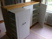 Philippe Nourisson, Menuisier- - agencement-decoration-interieur - catalogue-placard-dressing - Verrière sur placard 