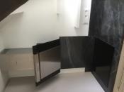 Philippe Nourisson, Menuisier- - agencement-decoration-interieur - catalogue-espace-cuisine - Cuisine blanche et noir