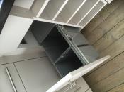 Philippe Nourisson, Menuisier- - agencement-decoration-interieur - catalogue-espace-cuisine - Cuisine blanche et noir