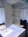 Philippe Nourisson, Menuisier- - agencement-decoration-interieur - catalogue-bain - Meuble de SDB laqué blanc