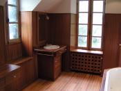 Philippe Nourisson, Menuisier- - agencement-decoration-interieur - catalogue-bain - SDB acajou